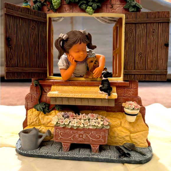 NADAL STUDIOS Other - Nadal Studios A’LARCON Limiteded 197/5000 Porcelain Scene Girl in Window